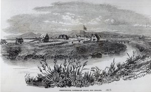 Christchurch, Canterbury Kolonie, Nieuw-Zeeland, uit 